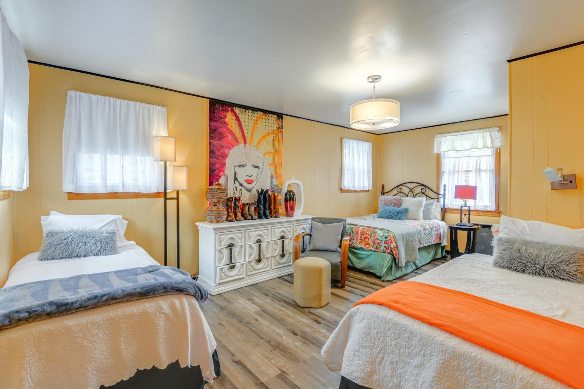 6 Mi To Downtown 70S-Themed Home In Nashville! Eksteriør billede